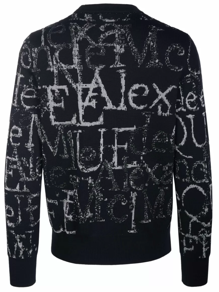 Alexander McQueen Pullover Black-silver Shop