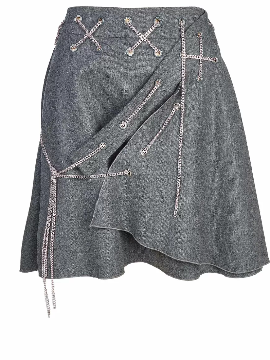 Alexis Mabille Skirt Grey Shop