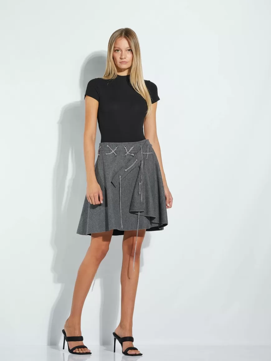 Alexis Mabille Skirt Grey Shop