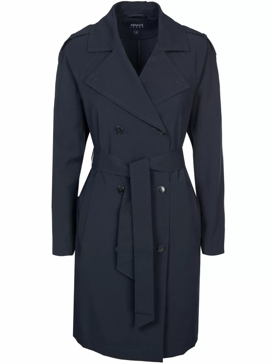 Armani Jeans Coat Navy Clearance