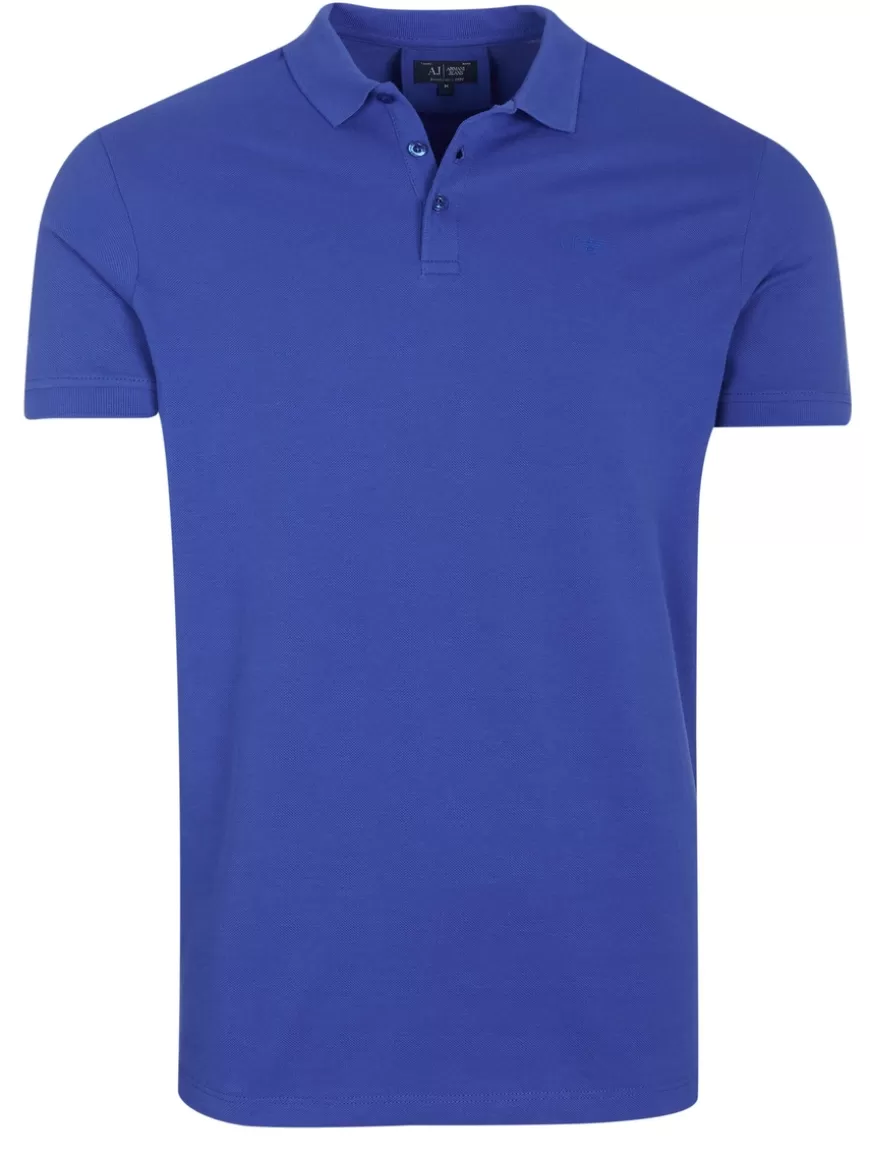 Armani Jeans Poloshirt Blue Discount