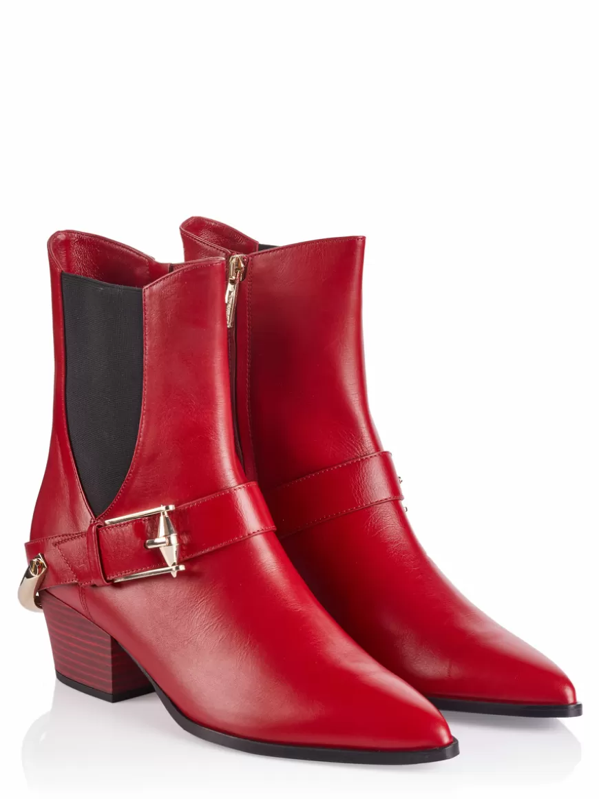 Baldinini Boot Red Best Sale