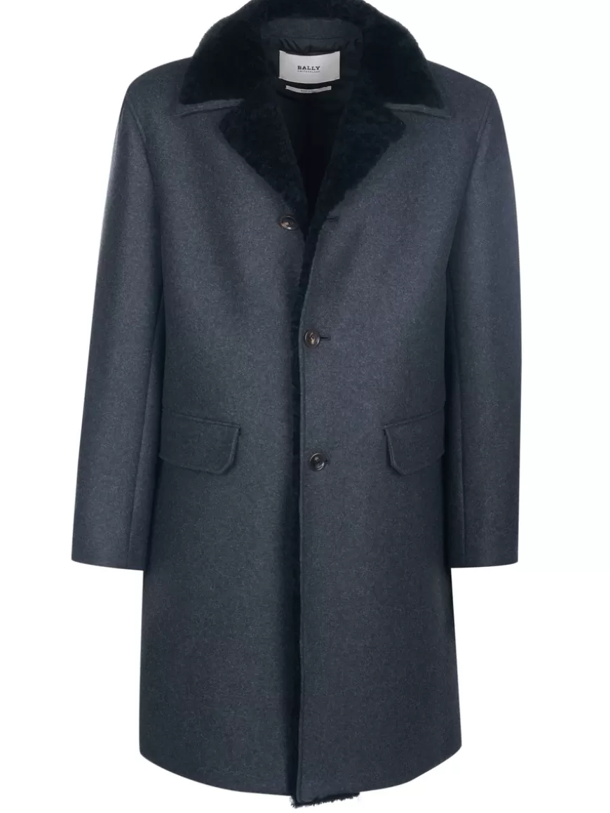 Bally Coat dark grey Darkgrey Online