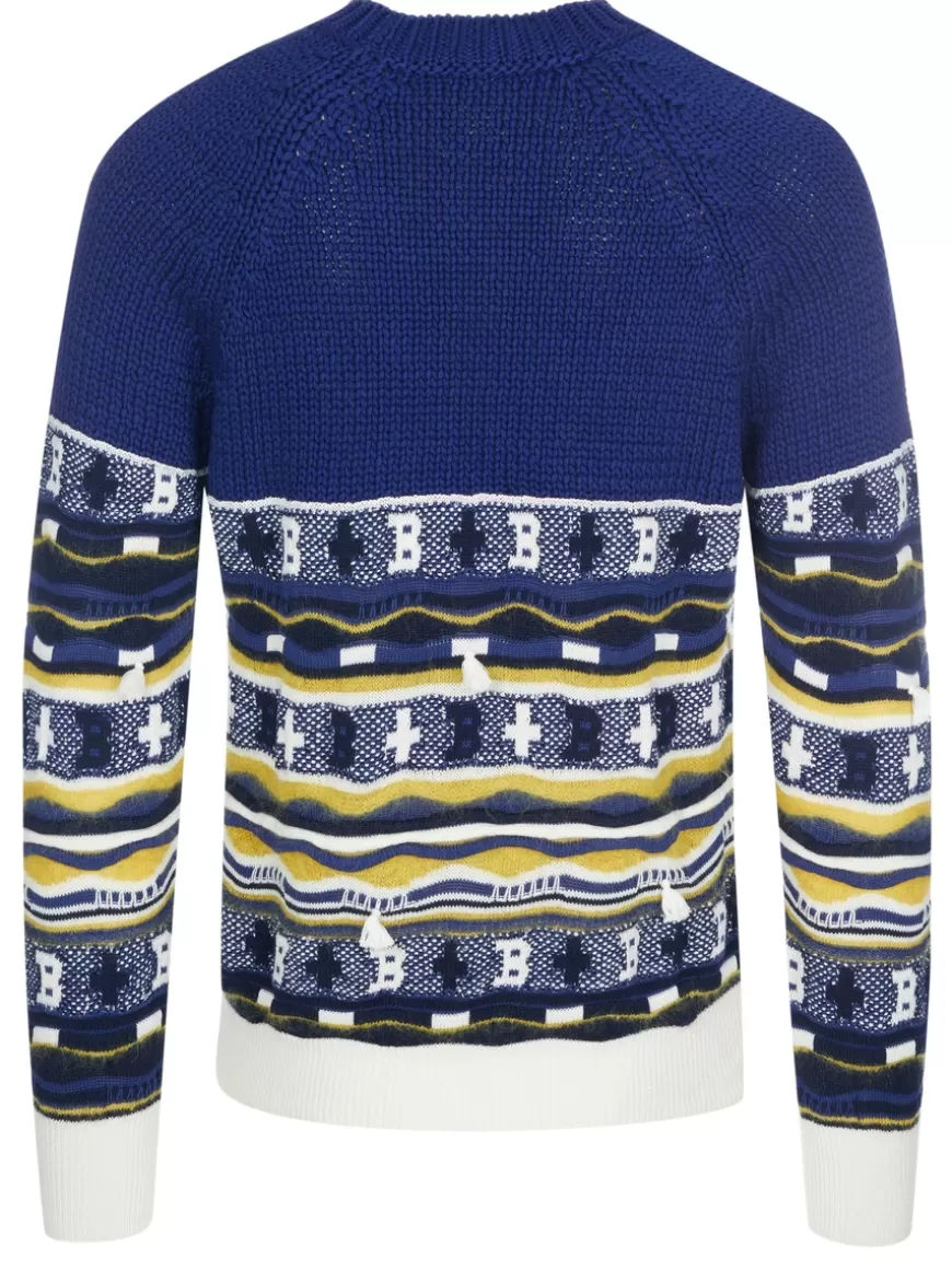 Bally Pullover Indigo Cheap