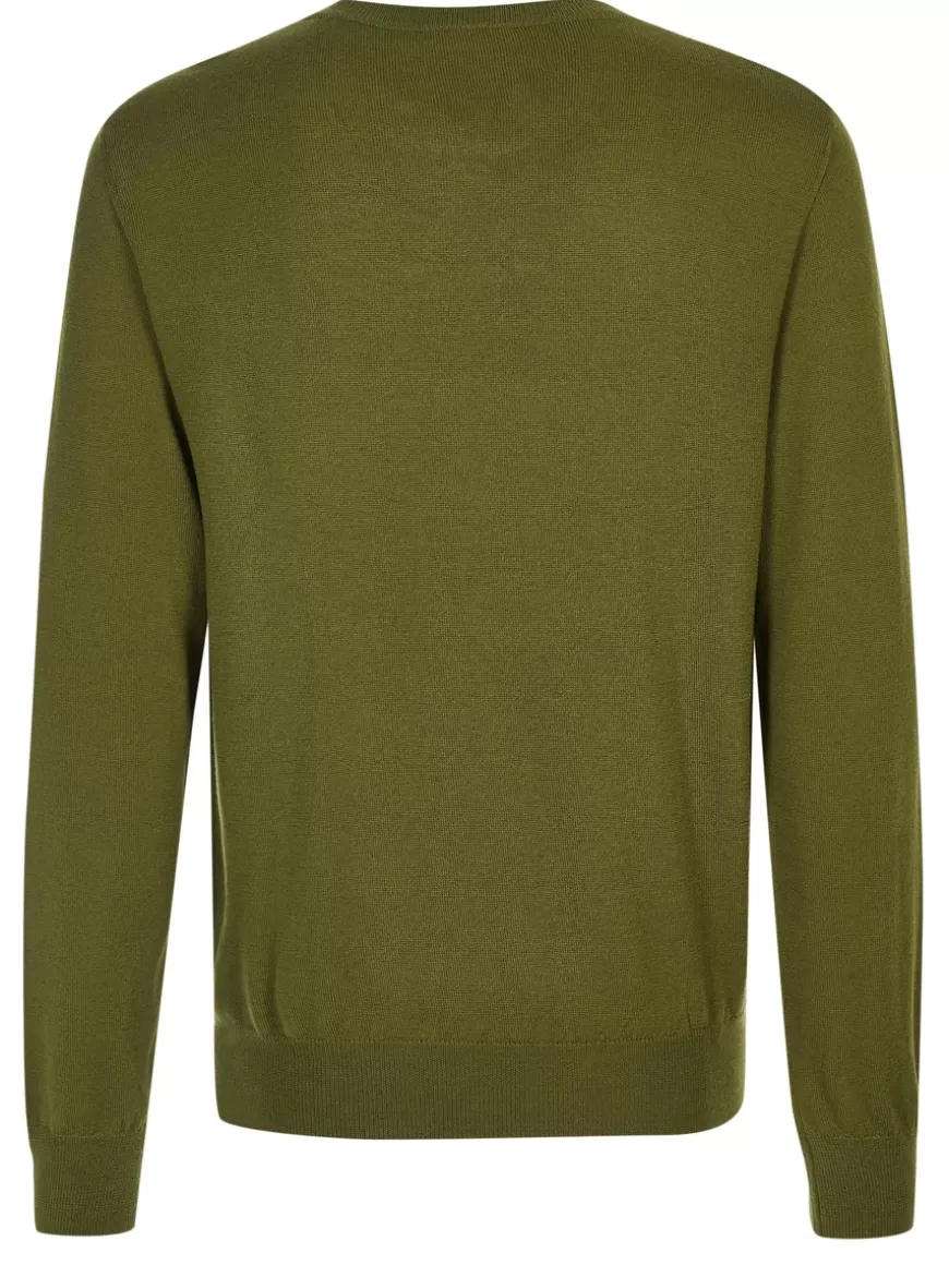 Balmain Pullover Khaki Cheap