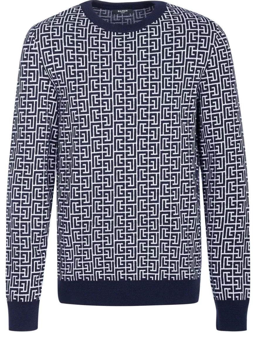 Balmain Pullover Navy Online