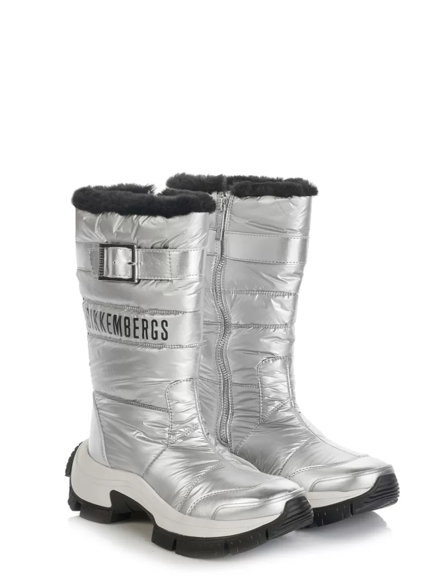 Bikkembergs Boot Silver Cheap