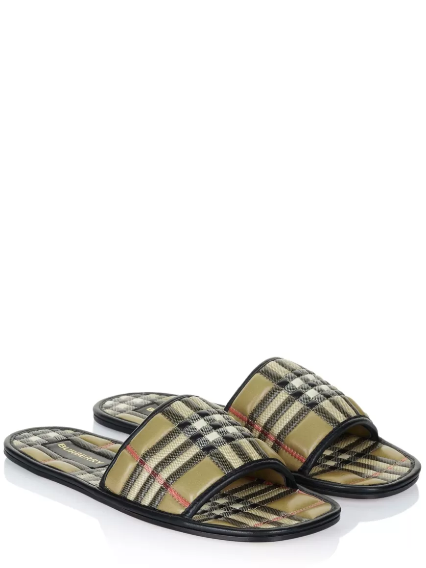 Burberry Sandal Beige Discount