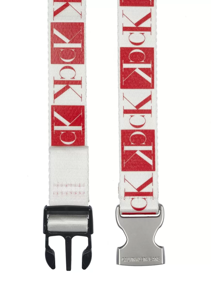 Calvin Klein Jeans Belt White-red Online