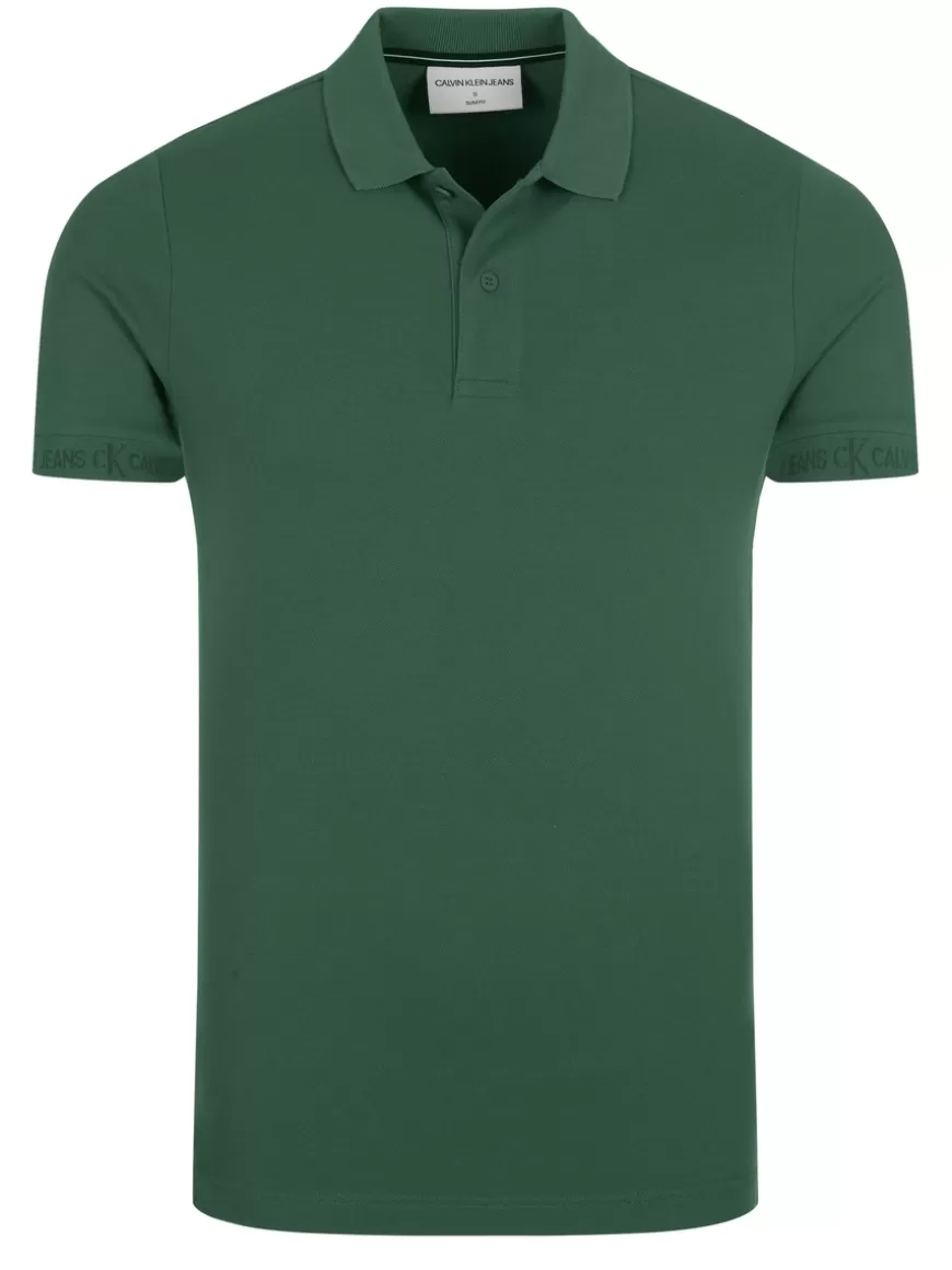 Calvin Klein Jeans Poloshirt Olive Best Sale