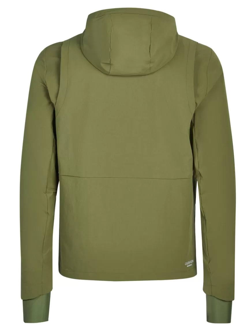 Calvin Klein Performance Jacket Olive Best Sale