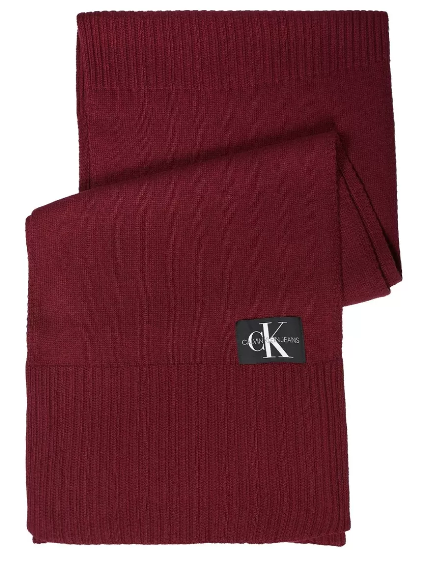 Calvin Klein Scarf Burgundy Sale