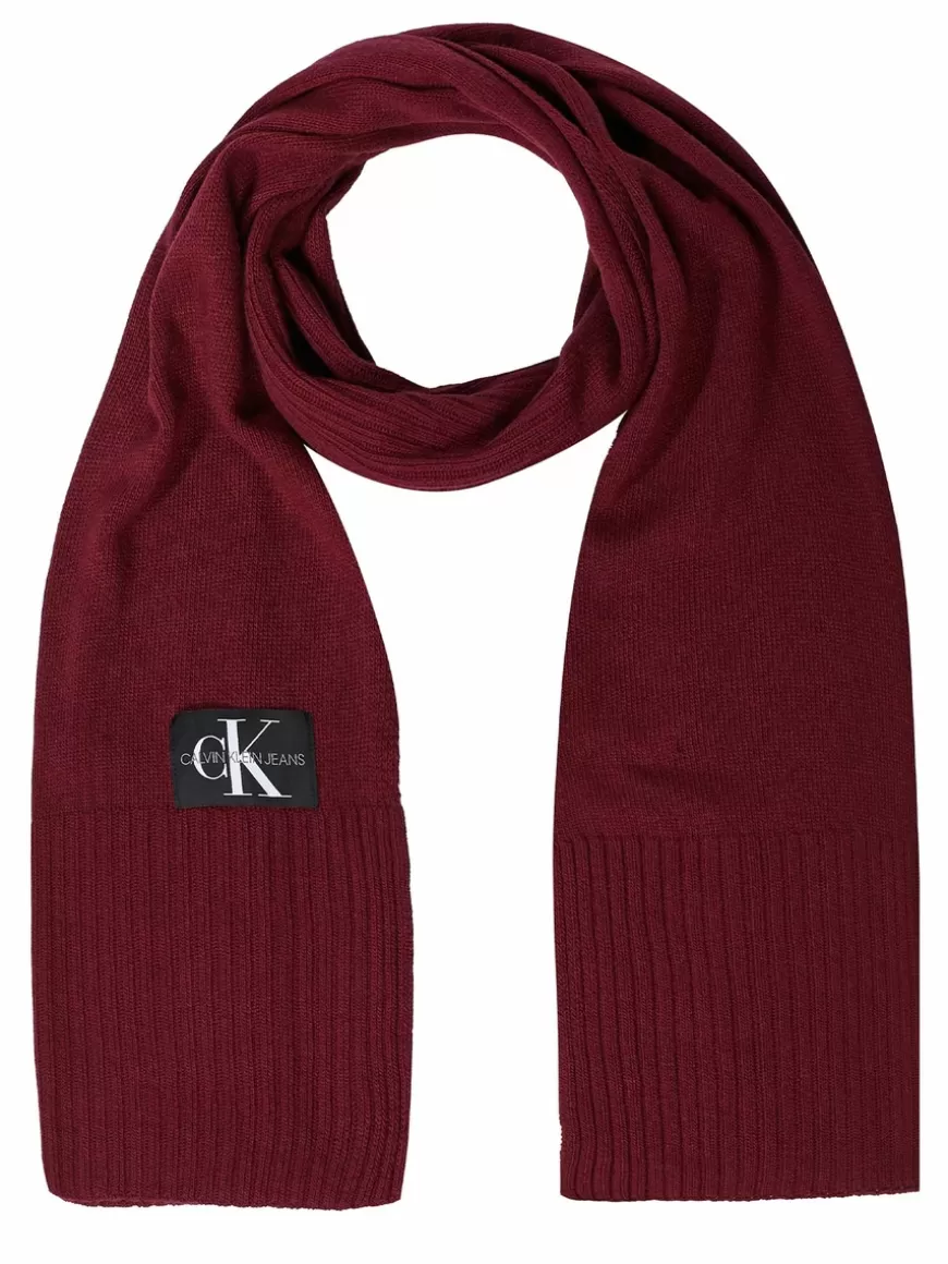 Calvin Klein Scarf Burgundy Sale