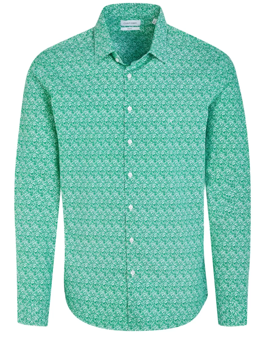 Calvin Klein Shirt Green Flash Sale