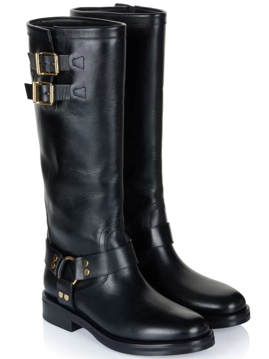 Celine Biker Boot Black Best Sale