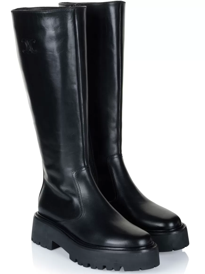 Celine Bulky Calfskin boot Black Best