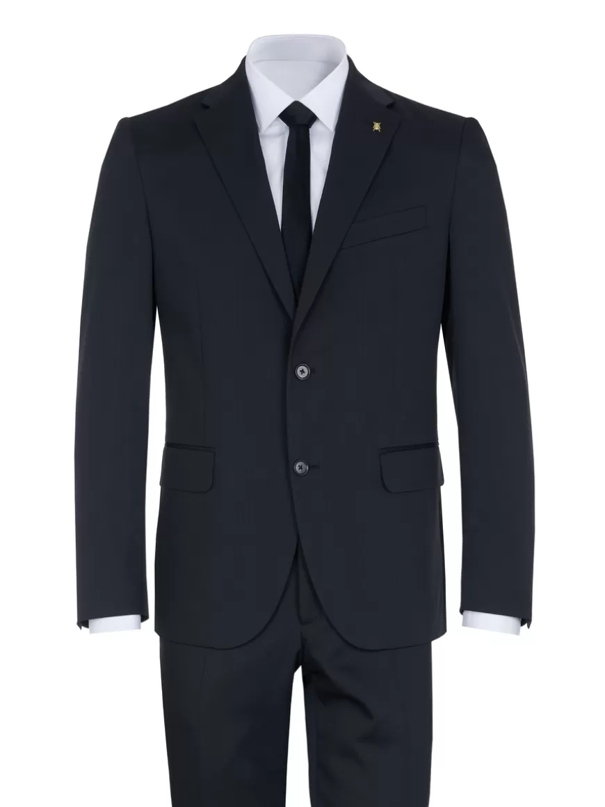 Corneliani Suit Black Cheap