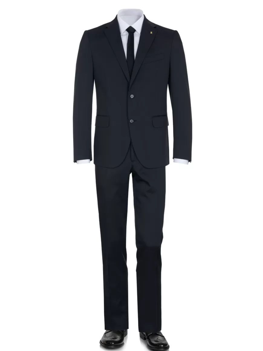 Corneliani Suit Black Cheap