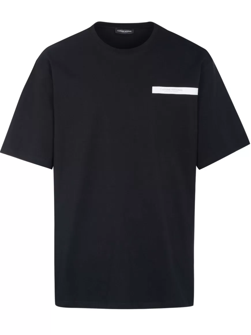 Costume National T-shirt Black Hot