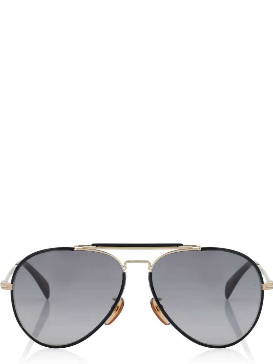 David Beckham Sunglasses Black-gold Sale