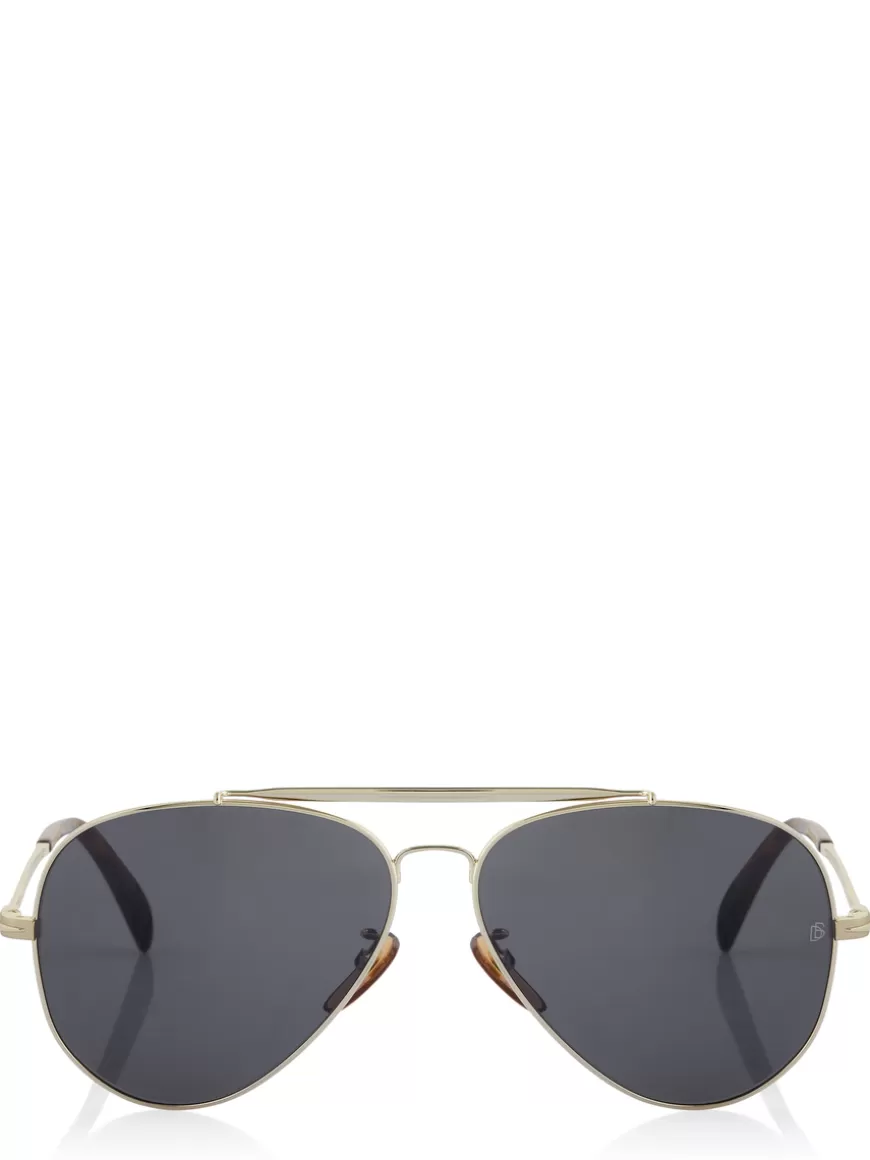 David Beckham Sunglasses Gold Cheap