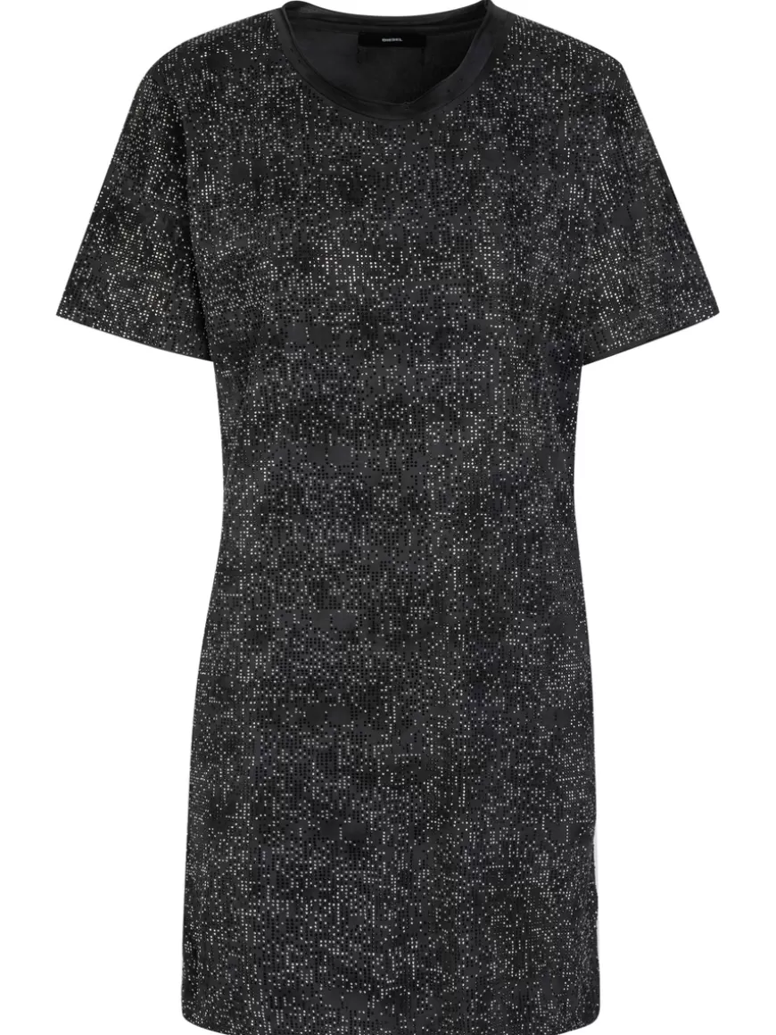 Diesel Dress dark grey Darkgrey Sale