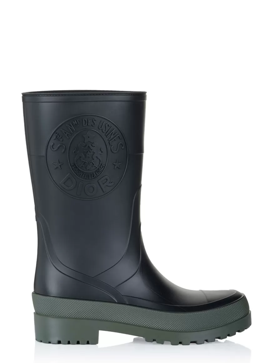 Dior rubber boots Black Cheap