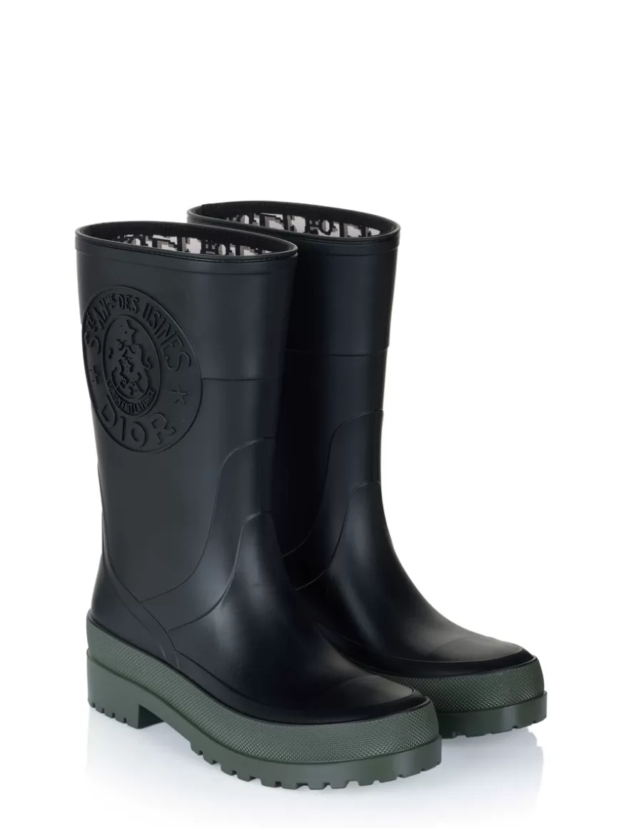 Dior rubber boots Black Cheap