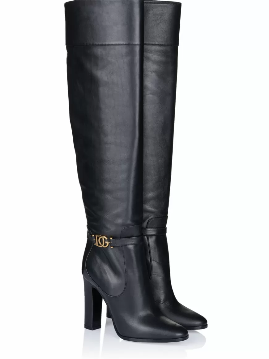 Dolce & Gabbana Boot Black Flash Sale