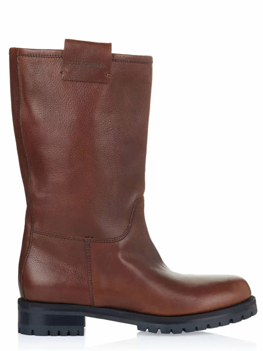 Dolce & Gabbana Boot dark brown Darkbrown Best Sale