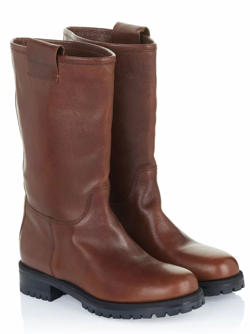 Dolce & Gabbana Boot dark brown Darkbrown Best Sale