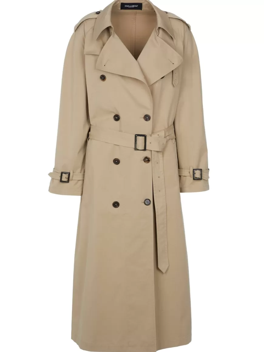 Dolce & Gabbana Coat Beige Online