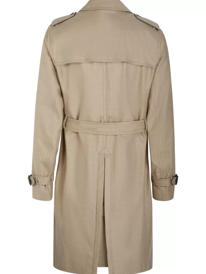 Dolce & Gabbana Coat Beige Best Sale