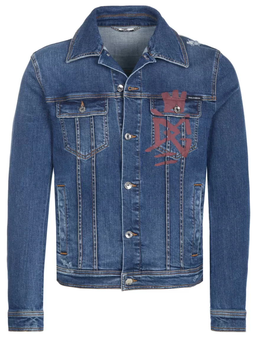 Dolce & Gabbana Jacket dark blue Darkblue Outlet