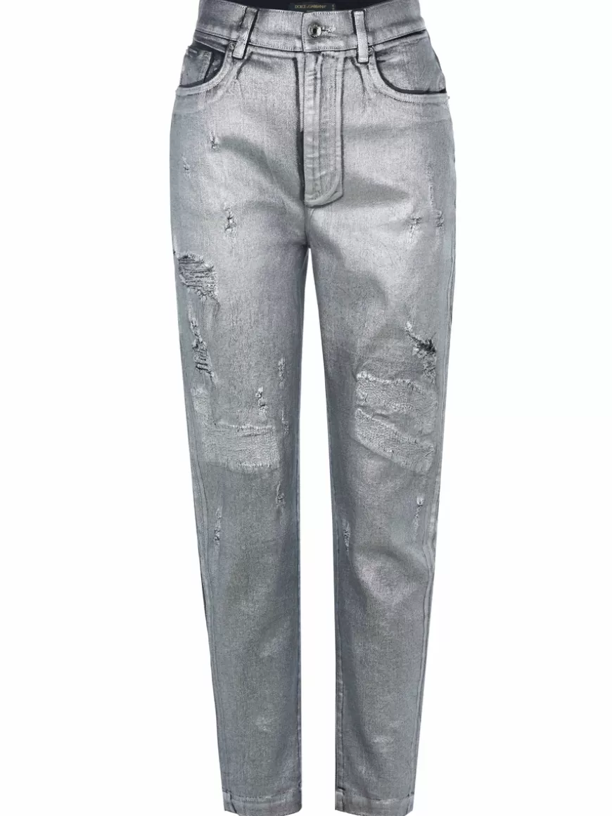 Dolce & Gabbana Jeans Silver Clearance