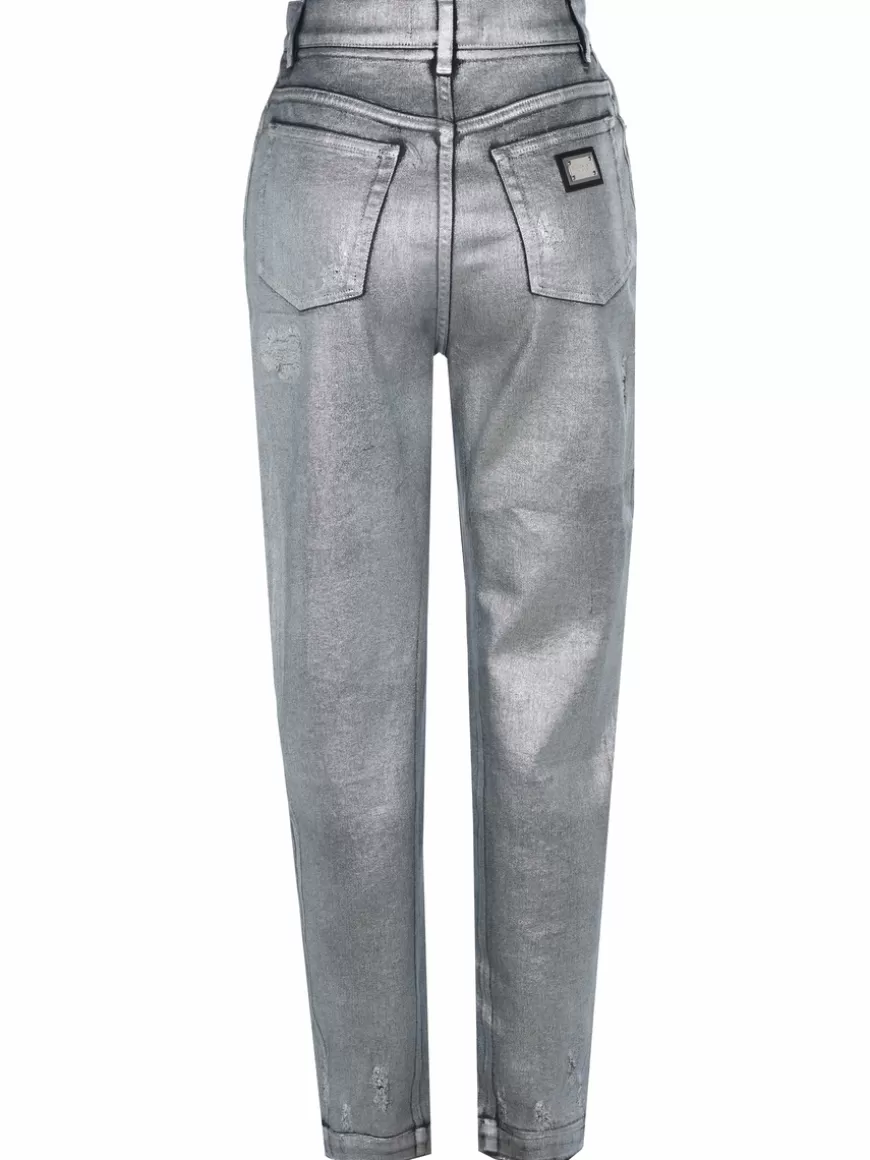 Dolce & Gabbana Jeans Silver Clearance