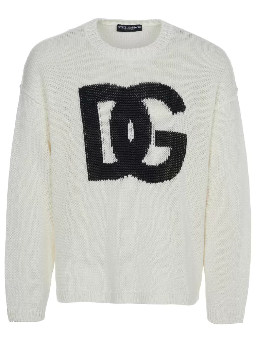 Dolce & Gabbana Pullover White Discount