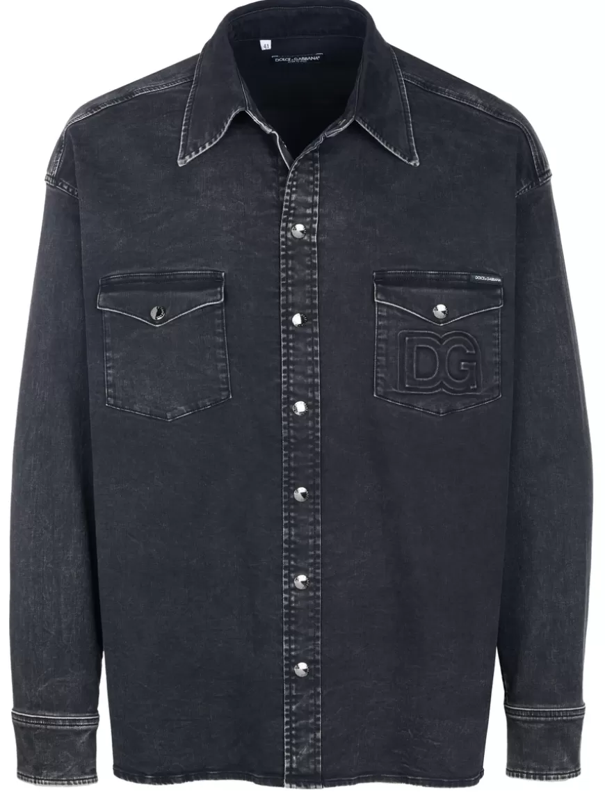 Dolce & Gabbana Shirt Black Flash Sale