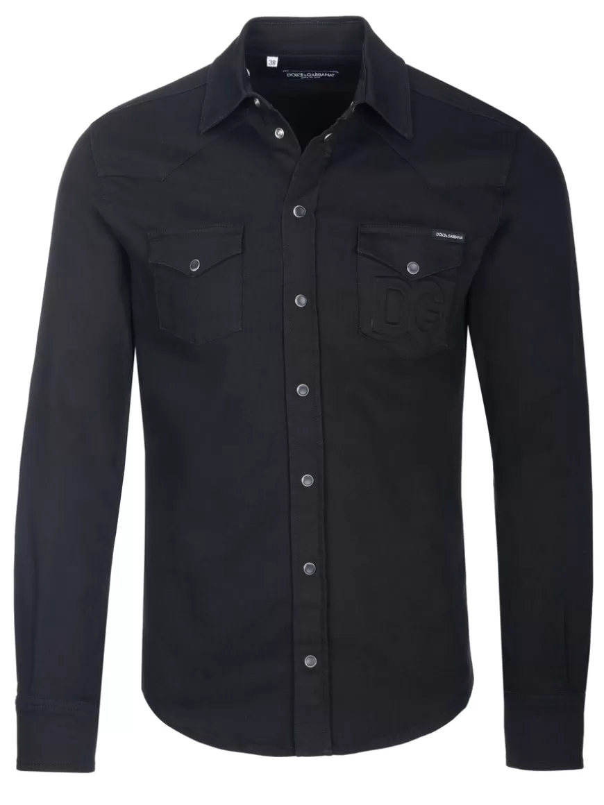 Dolce & Gabbana Shirt Black Flash Sale