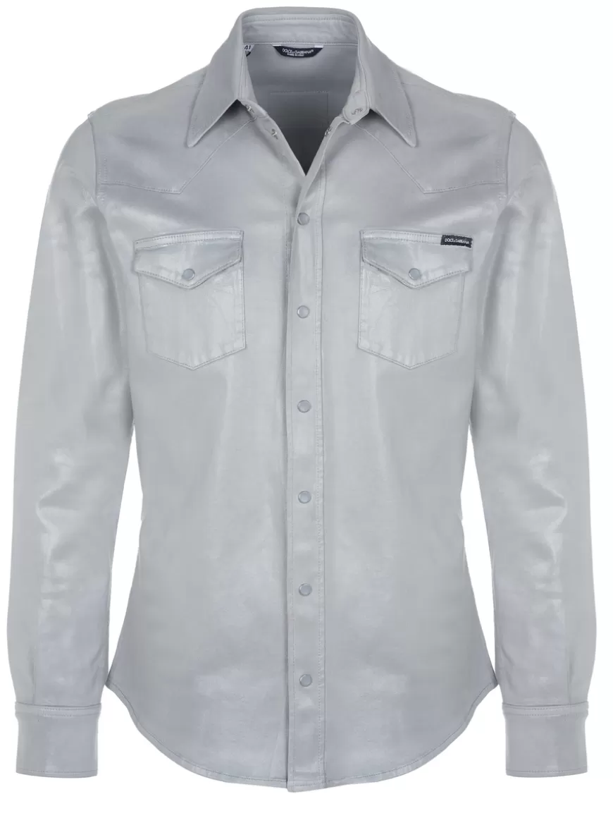 Dolce & Gabbana Shirt light grey Lightgrey Cheap