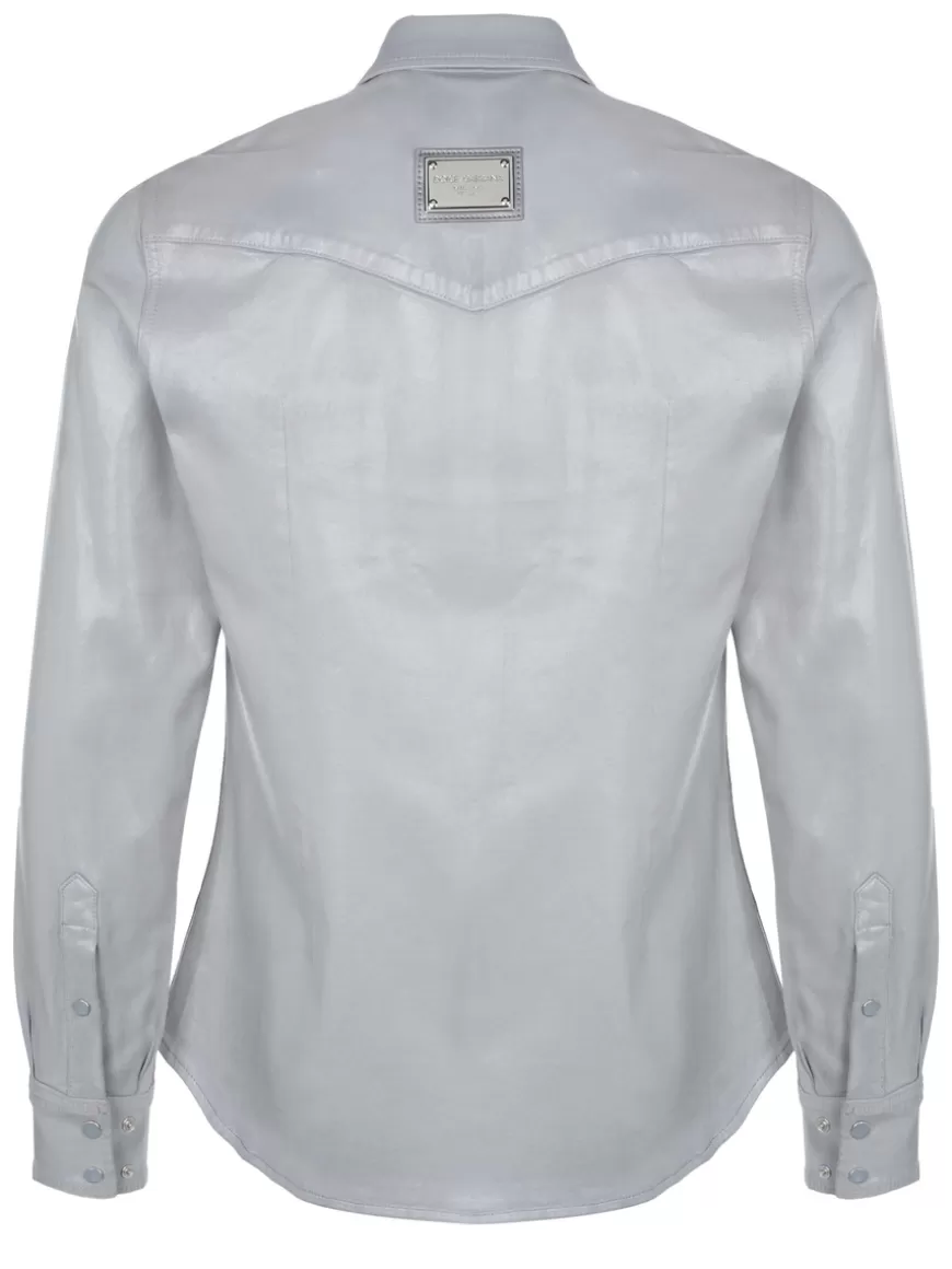 Dolce & Gabbana Shirt light grey Lightgrey Cheap