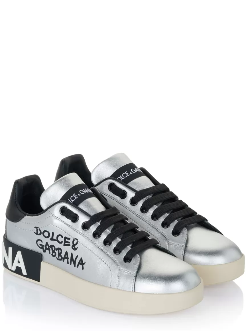 Dolce & Gabbana Shoe Silver Cheap