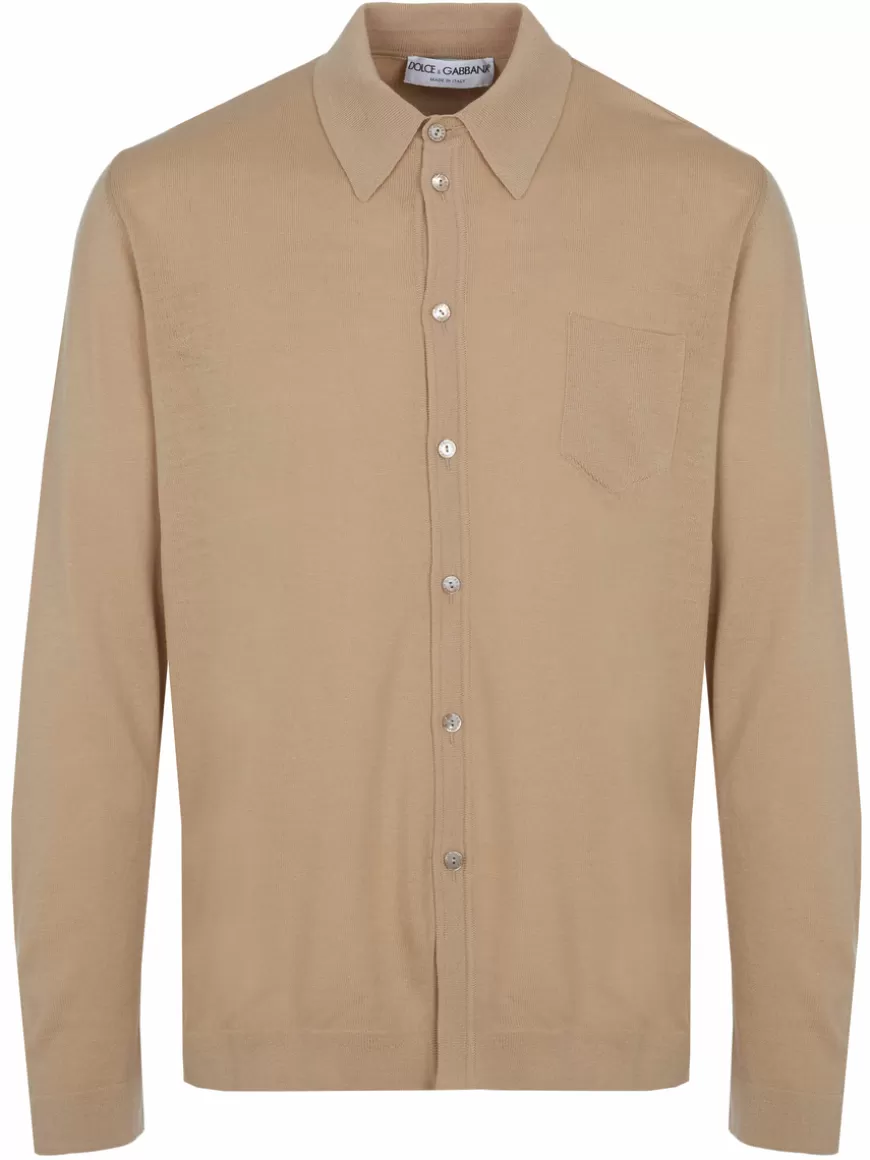 Dolce & Gabbana vintage pull-over de la Collection Automne/Hiver 1997 Beige Best