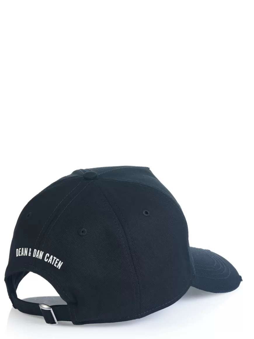 Dsquared2 cap black-white Black&white Online