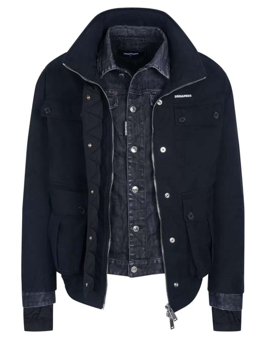 Dsquared2 Jacket Black Fashion