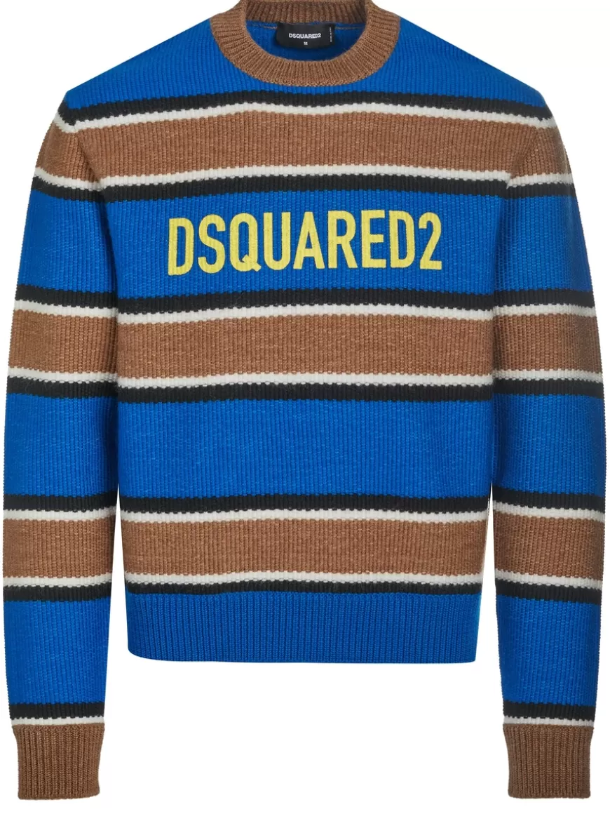 Dsquared2 Pullover Blue Discount