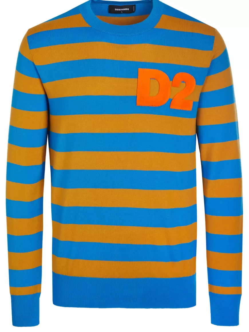 Dsquared2 Pullover Blue Cheap