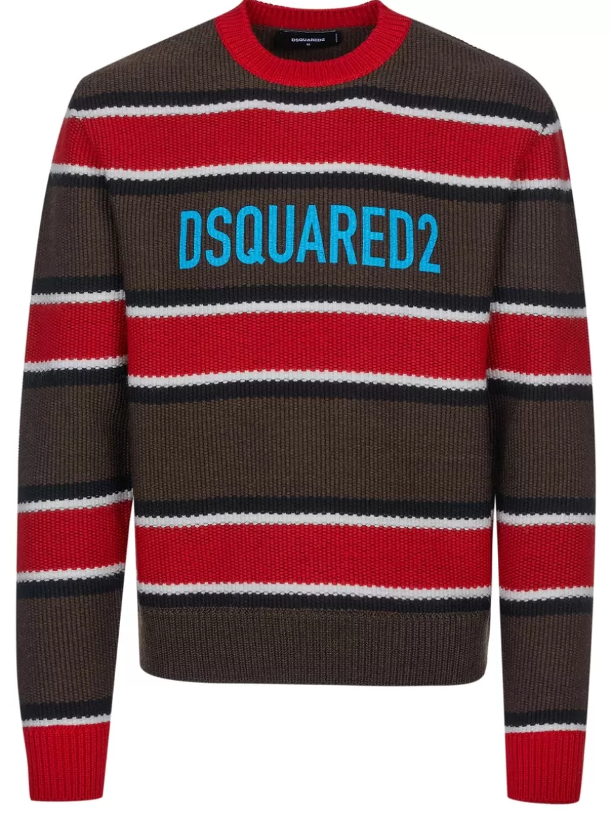 Dsquared2 Pullover Brown Discount