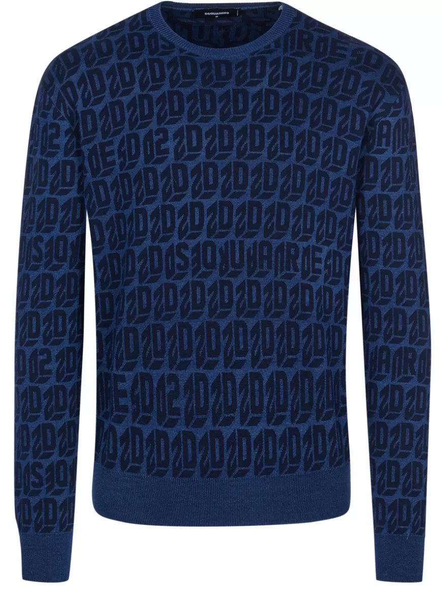 Dsquared2 Pullover dark blue Darkblue Best Sale