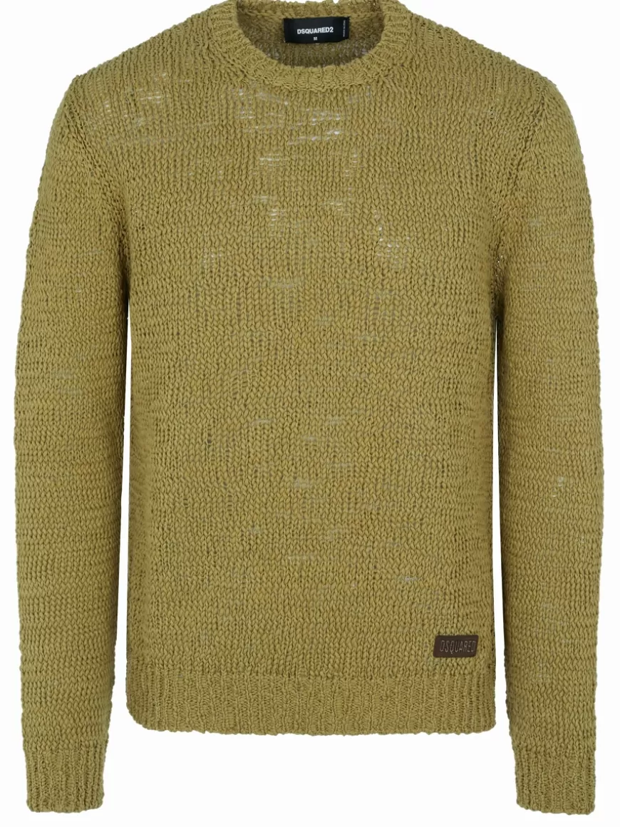 Dsquared2 Pullover Olive Discount